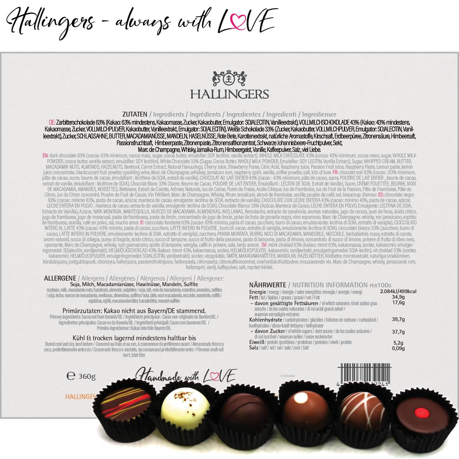 hallingers-pralinen-herzlichen-gl-ckwunsch-geschenkbox-360g image 6