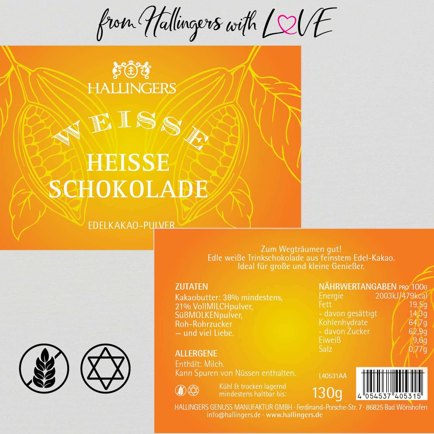 hallingers-schokolade-wei-trinkschokolade-pulver-ohne-alkohol-130g image 6