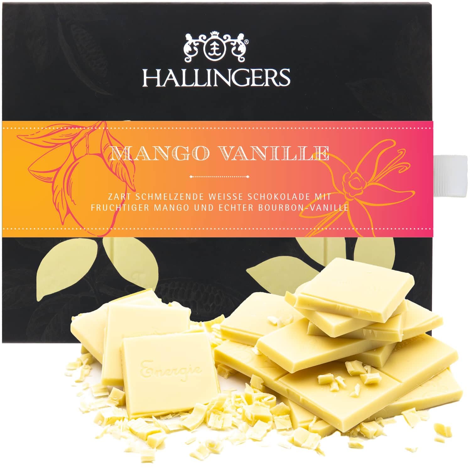 hallingers-wei-e-schokolade-mango-vanille-tafel-90g-cremig image 1