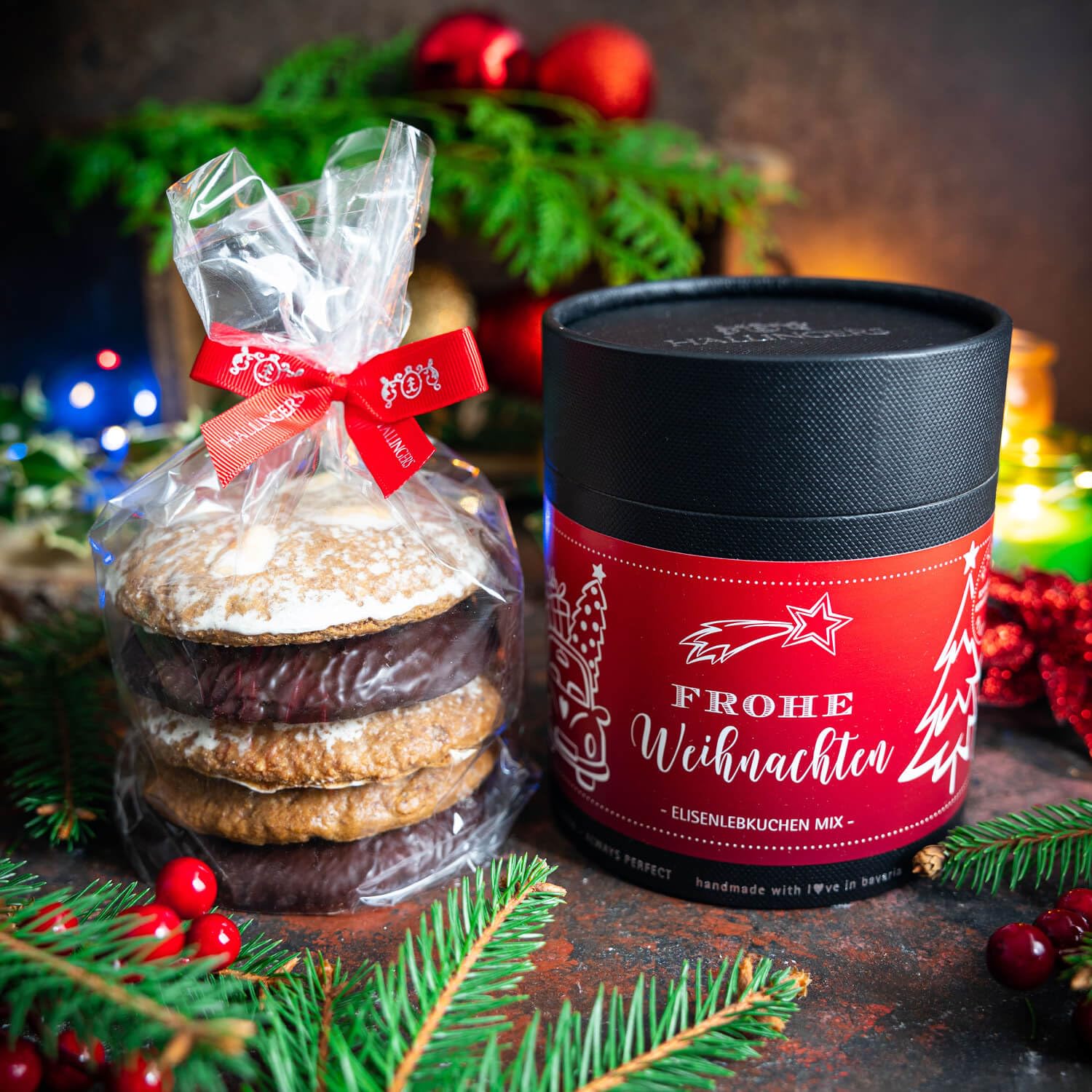 hallingers-gen-sse-frohe-weihnachten-elisen-lebkuchen-mix-400g image 3