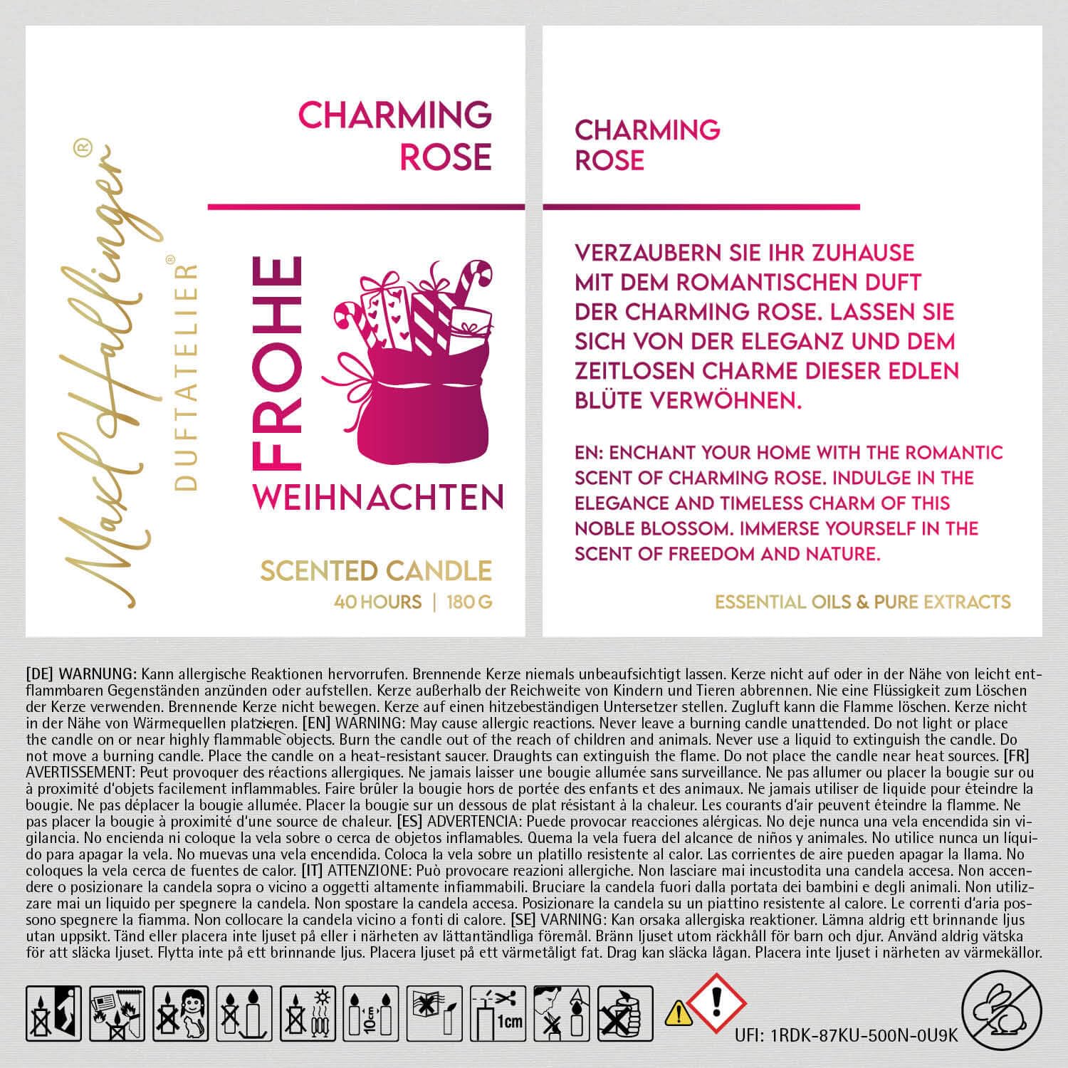 hallingers-spirituals-duftkerze-rosenduft-weihnachten-180g-box image 6