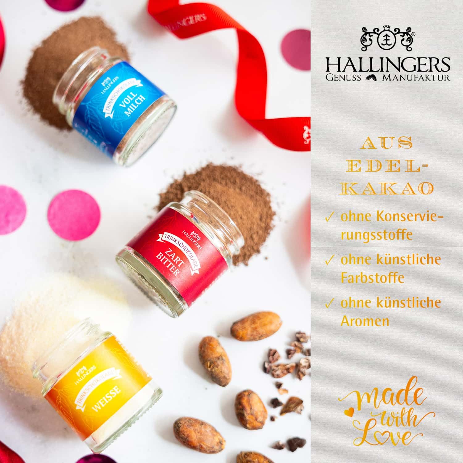 hallingers-geschenkesets-trinkschokolade-geschenkset-3-minigl-ser-57g image 5
