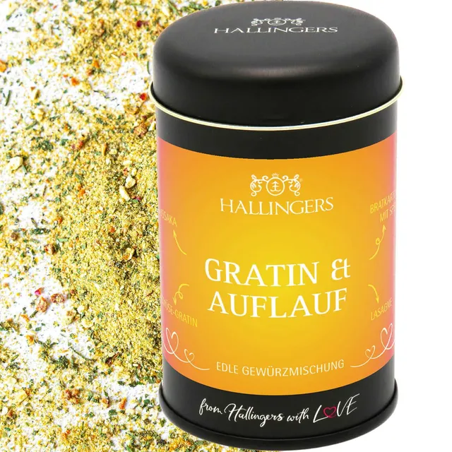 hallingers-kochen-gratin-auflauf-gew-rzmischung-85g-geschenk-dose image 1