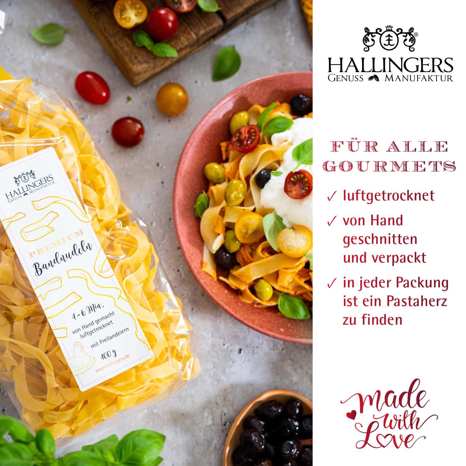 hallingers-kochen-premium-bandnudeln-pasta-geschenk-400-g image 3