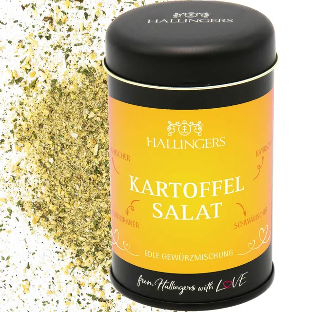 hallingers-kochen-kartoffel-salat-gew-rzmischung-dose-130g image 1