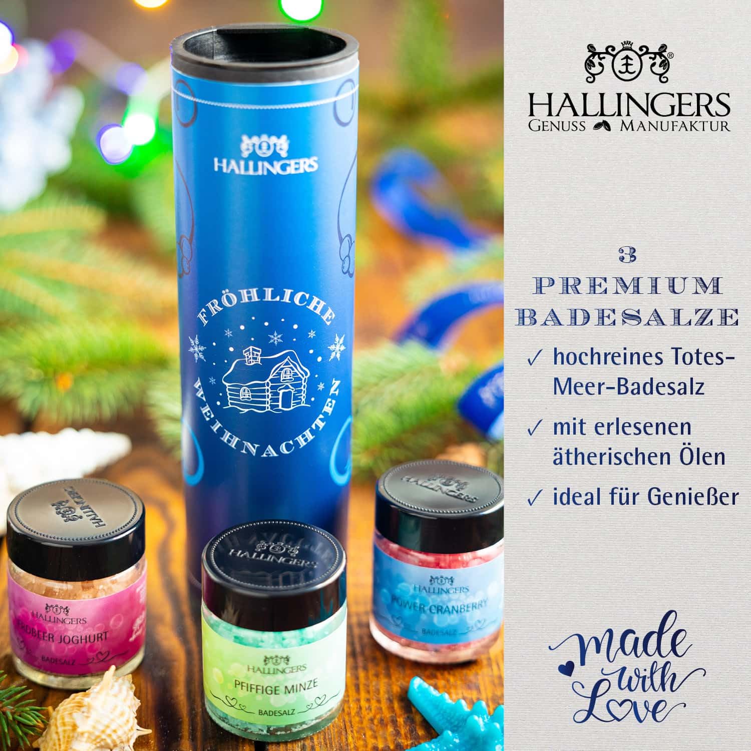 hallingers-wellness-fr-hliche-weihnachten-badesalz-3er-geschenkdose image 2
