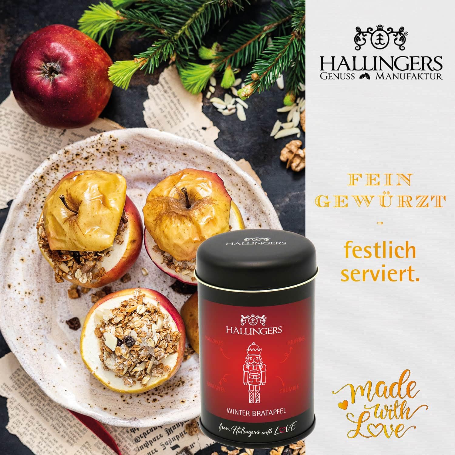 hallingers-frohe-feiertage-xxl-geschenkkorb-feinkost-set-weihnachten image 3