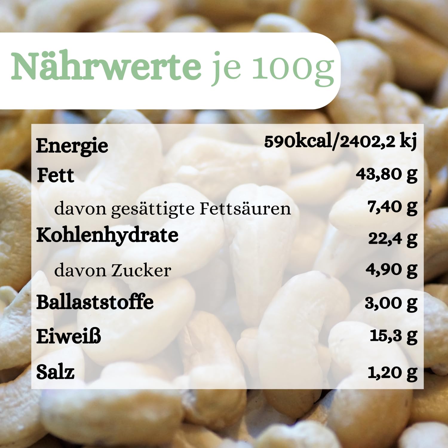 1001-frucht-cashewkerne-ger-stet-gesalzen-500g-vegan image 2