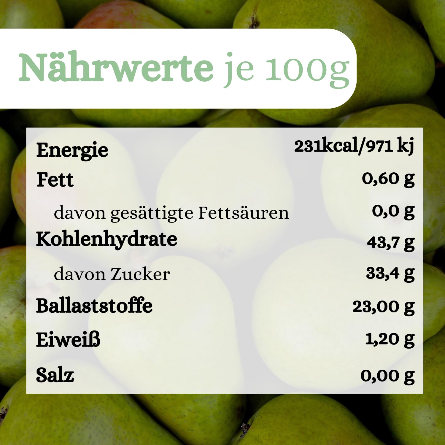 1001-frucht-birnen-trockenobst-1kg-ungezuckert-sonnengetrocknet image 2