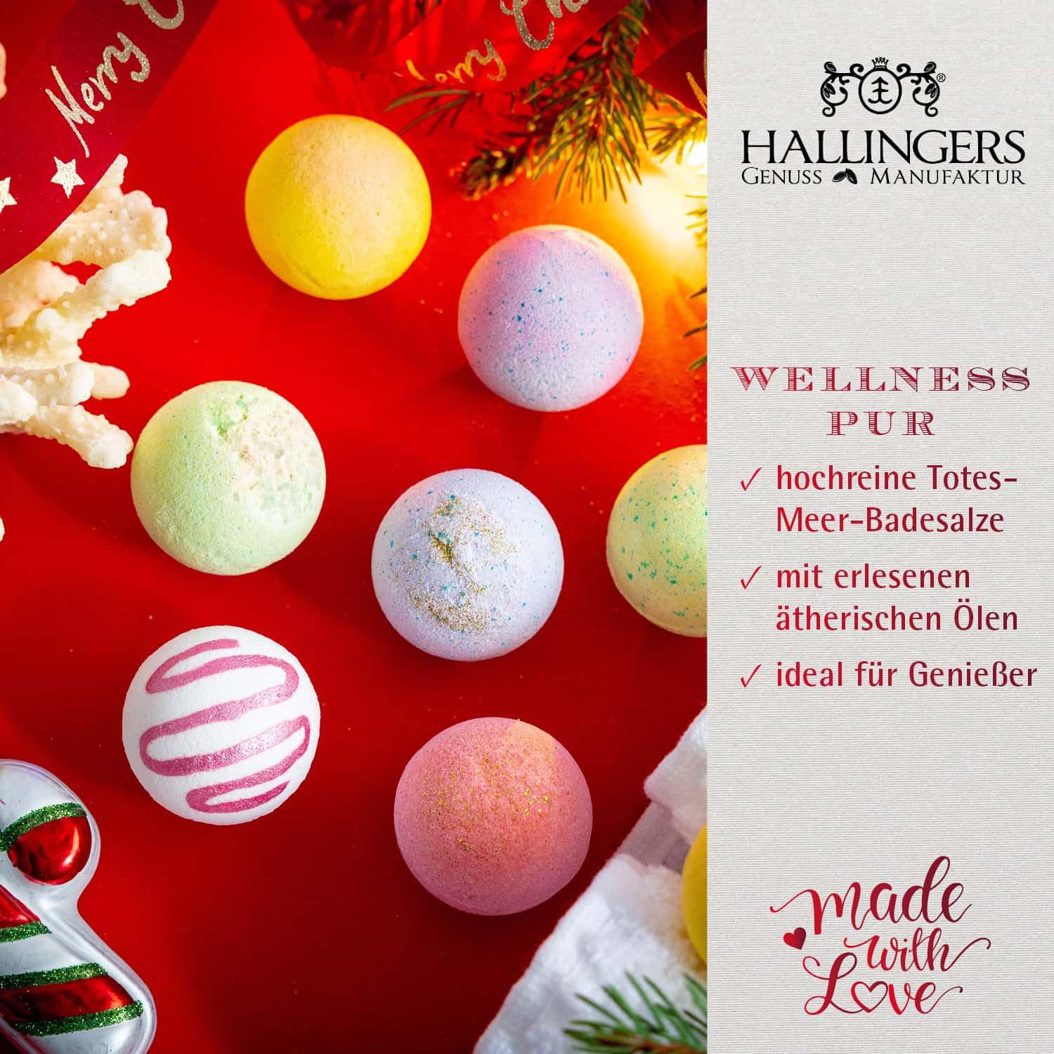 hallingers-wellness-frohe-weihnachten-badebomben-8er-box-360g image 4