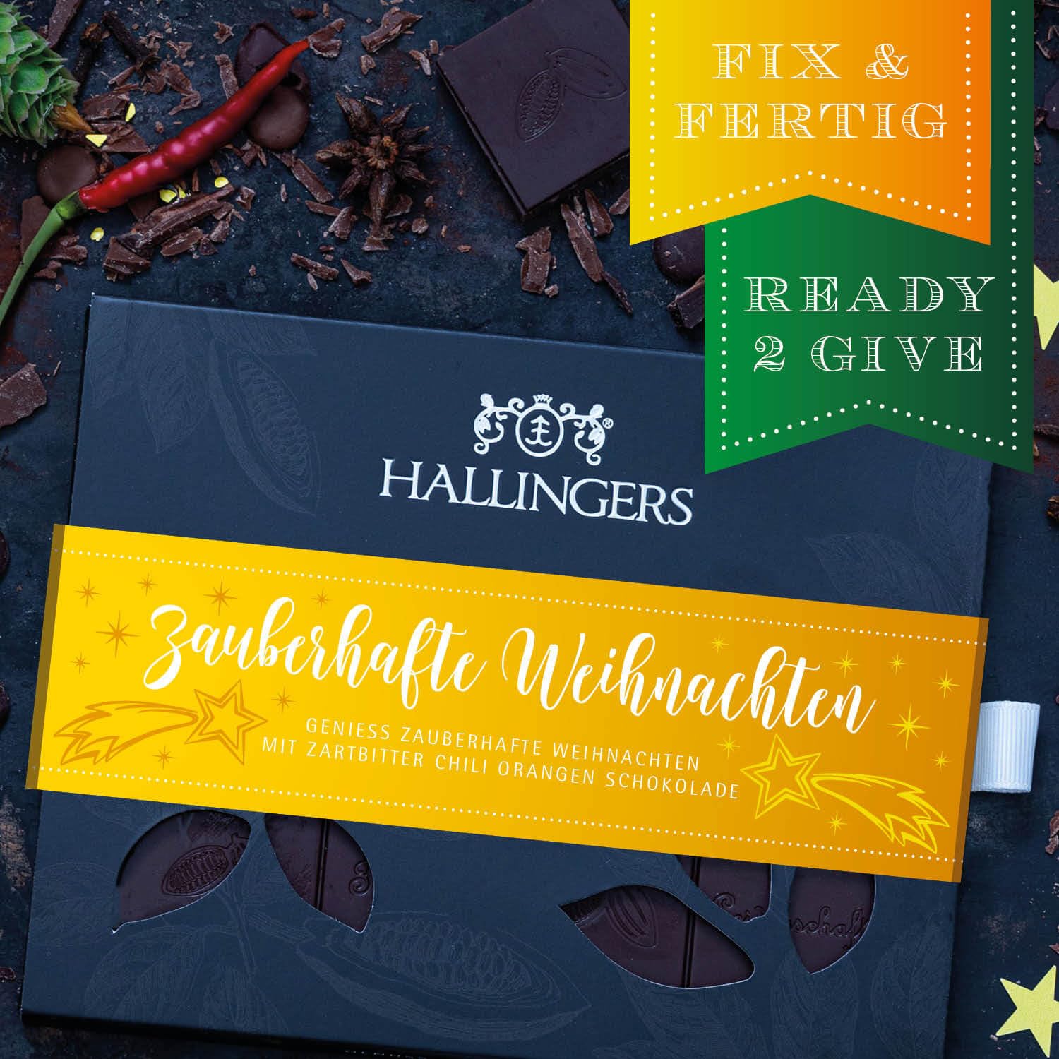 hallingers-schokolade-zauberhafte-weihnacht-tafel-orange-chili-vegan image 3