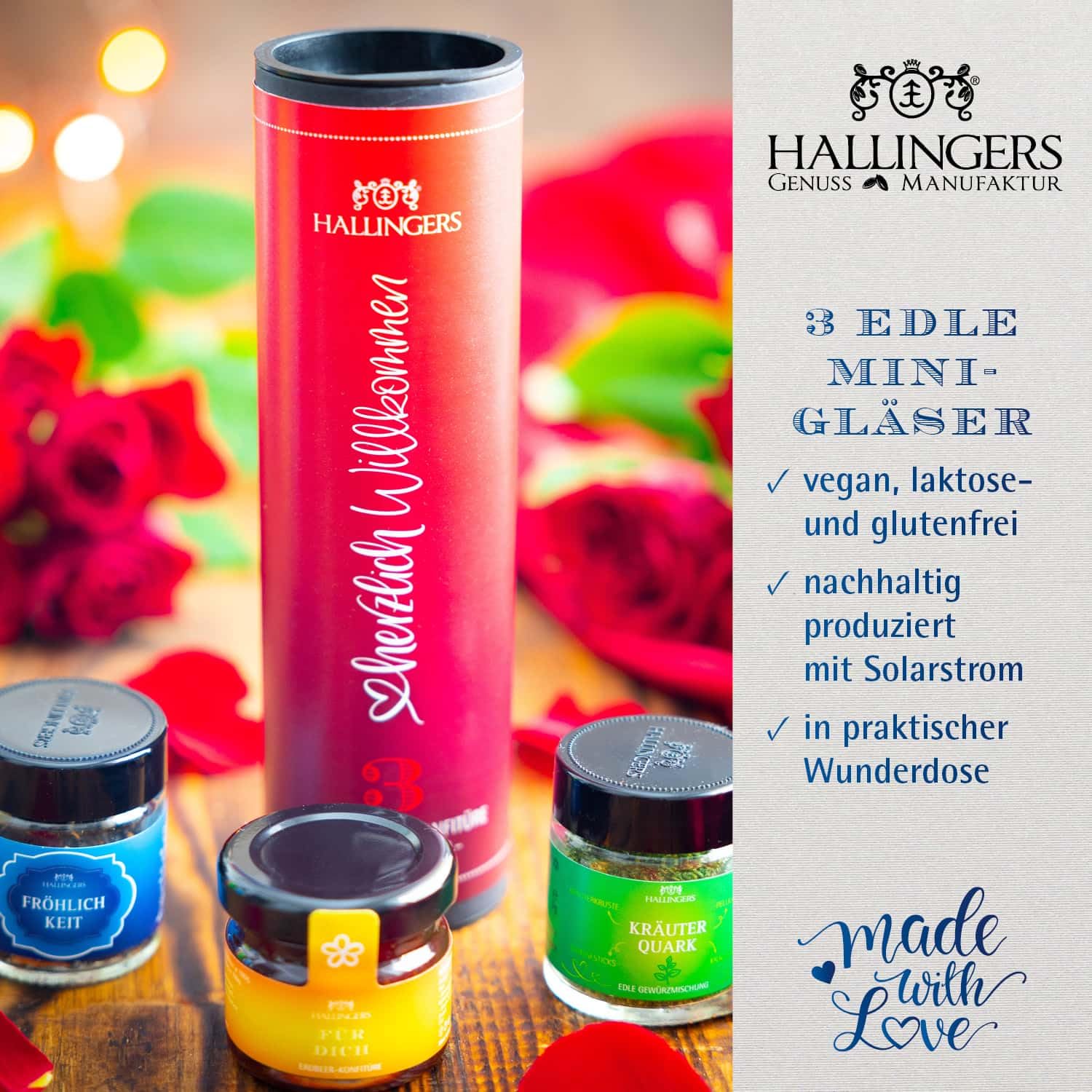 hallingers-geschenkesets-herzlich-willkommen-feinkost-set-3-minigl-ser-vegan image 3