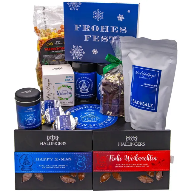 hallingers-geschenkset-fr-hliche-weihnachten-xxl-korb-pasta-2294g image 1