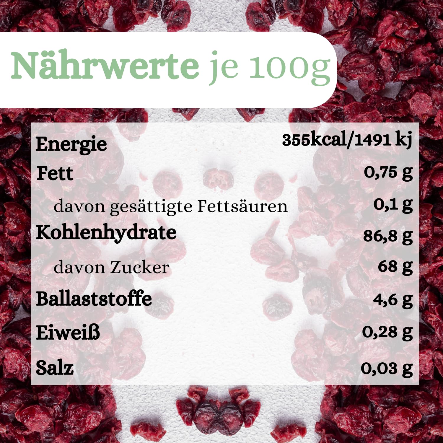 1001-frucht-trockenfr-chte-cranberries-getrocknet-1-kg-ohne-zuckerzusatz image 2