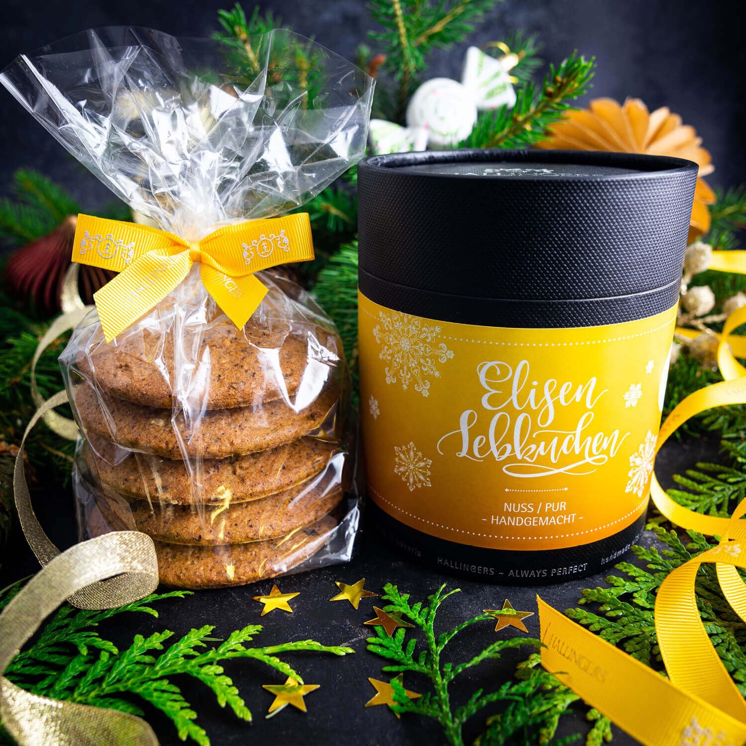 hallingers-gen-sse-elisen-lebkuchen-nuss-pur-dose-400g image 2
