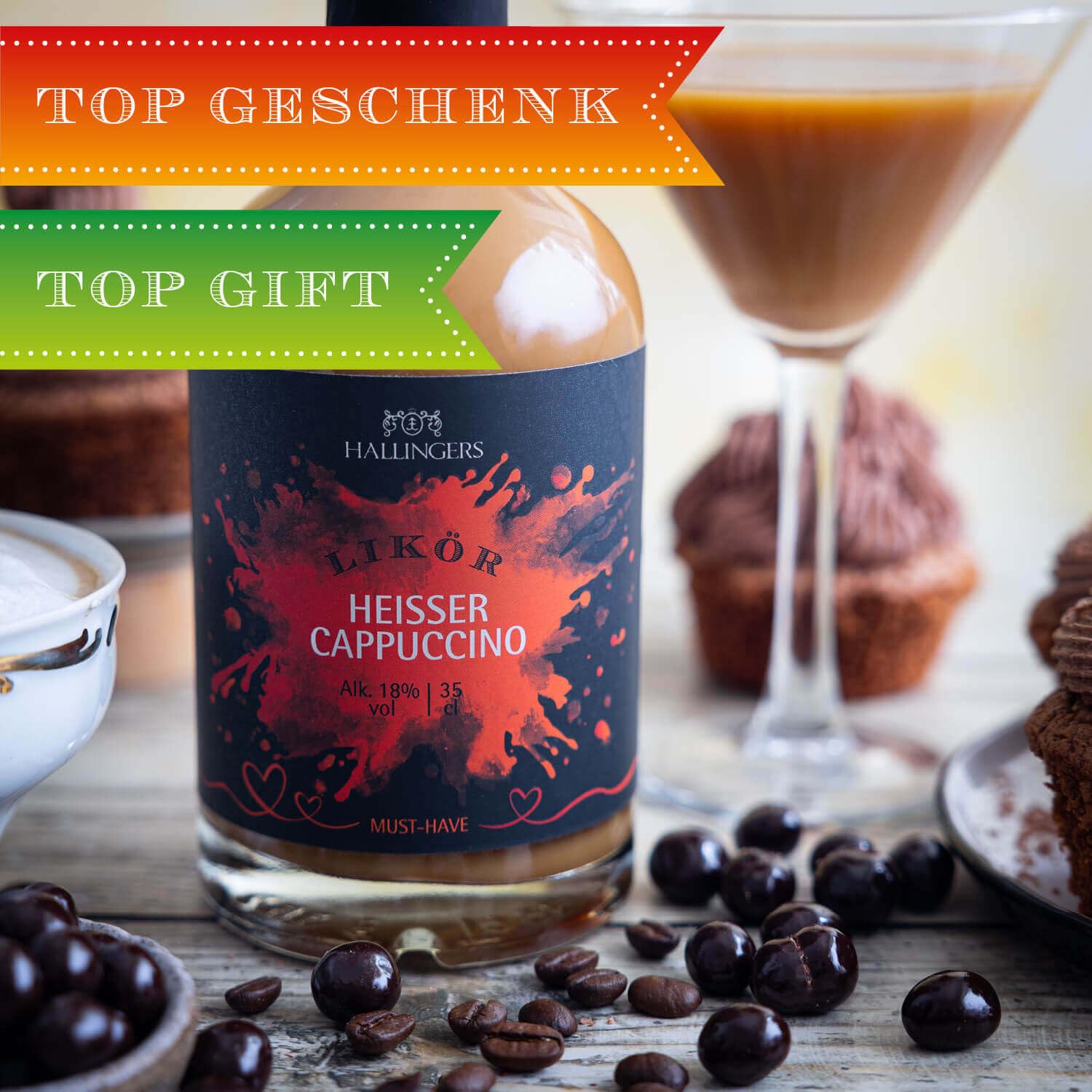 hallingers-cappuccino-sahnelik-r-350ml-18-vol-geschenkflasche image 3