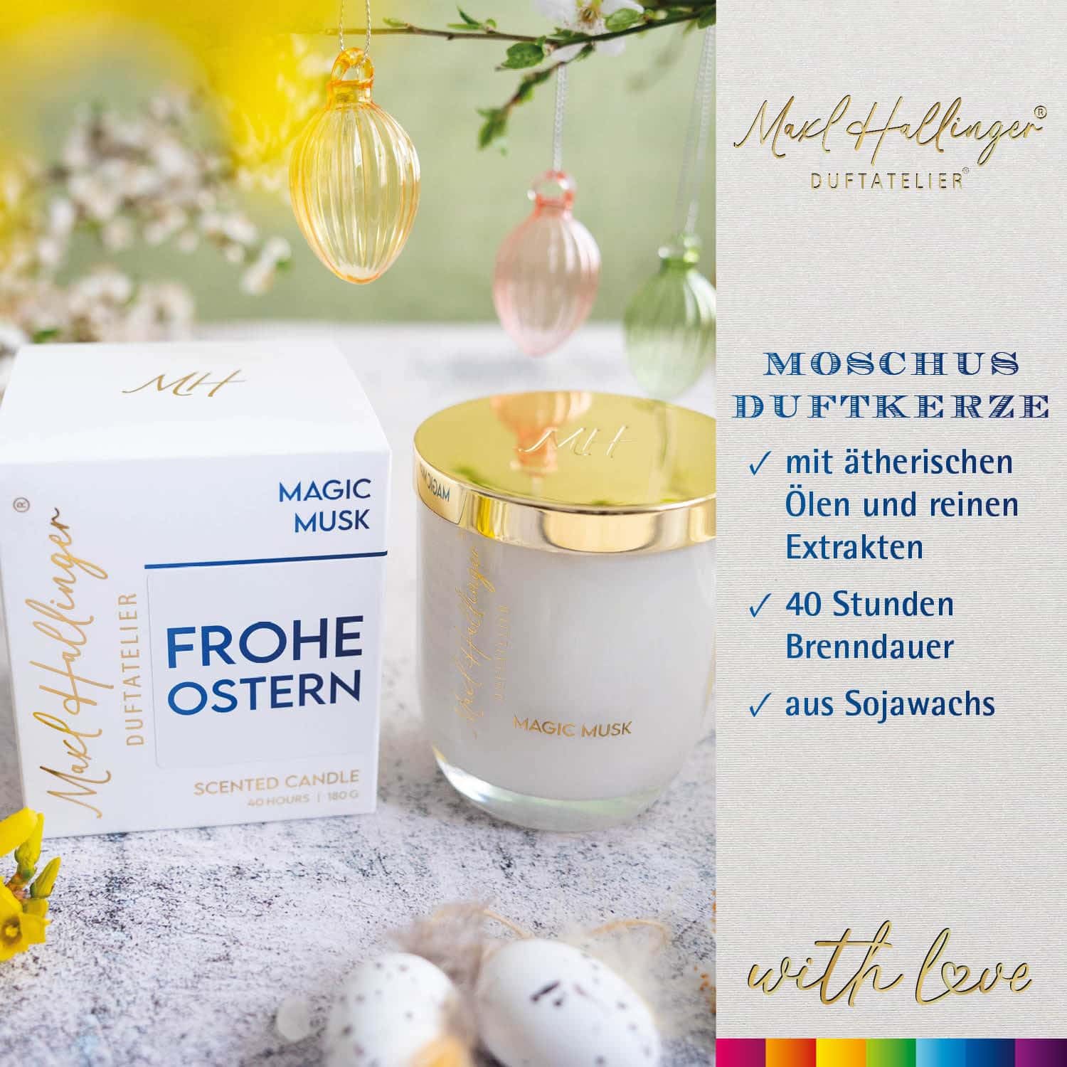 hallingers-spirituals-frohe-ostern-klassik-duftkerze-180g-moschus image 2