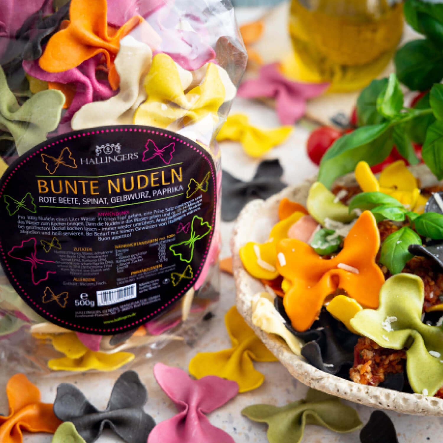 hallingers-kochen-bunte-nudeln-im-mix-pasta-500g-geschenk image 2