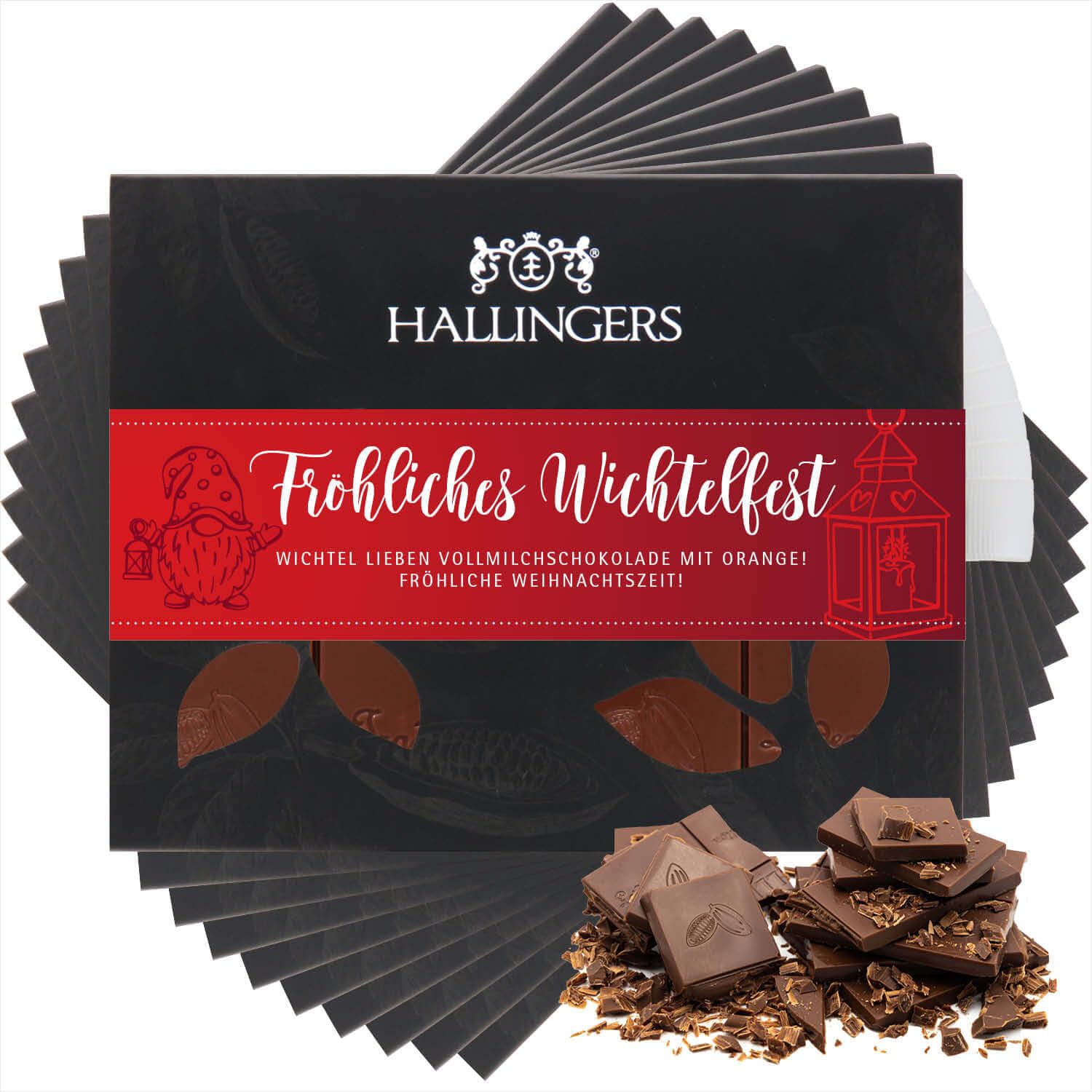 hallingers-schokolade-wichtelfest-tafel-orange-10x-900g image 1