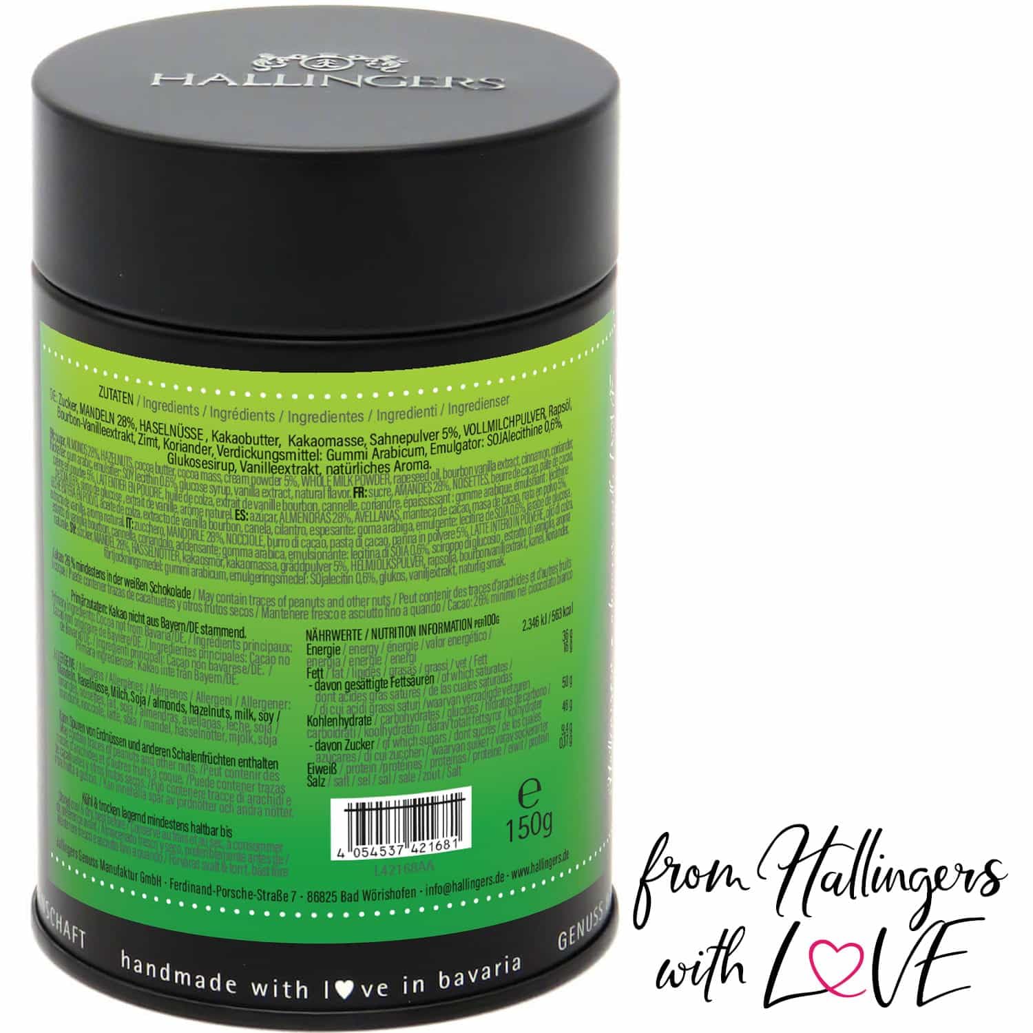 hallingers-schokolade-nougat-mandeln-herzlichen-dank-fu-ball-150g image 5