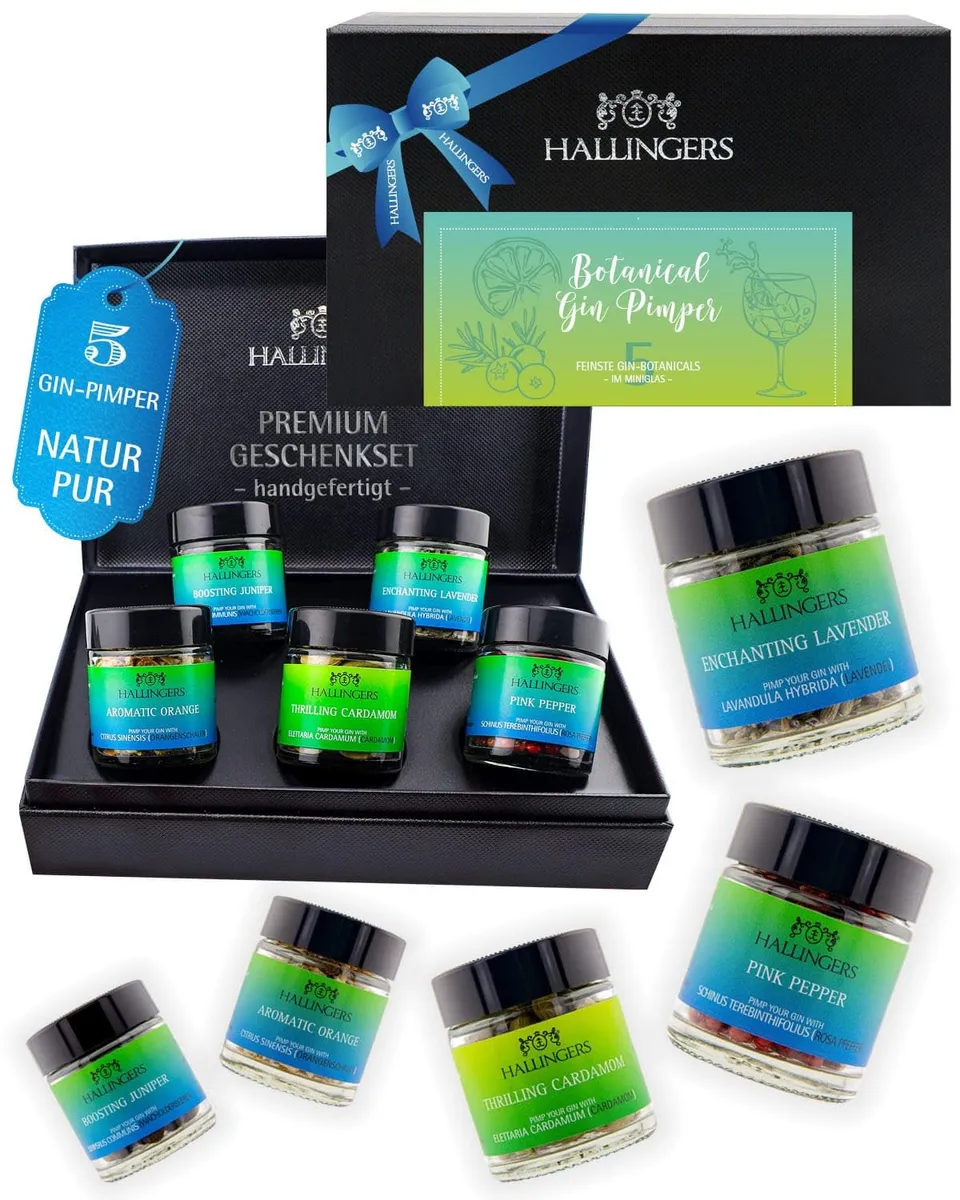 hallingers-kochen-botanical-gin-pimper-72235-gew-rz-set-5-gew-rze image 1