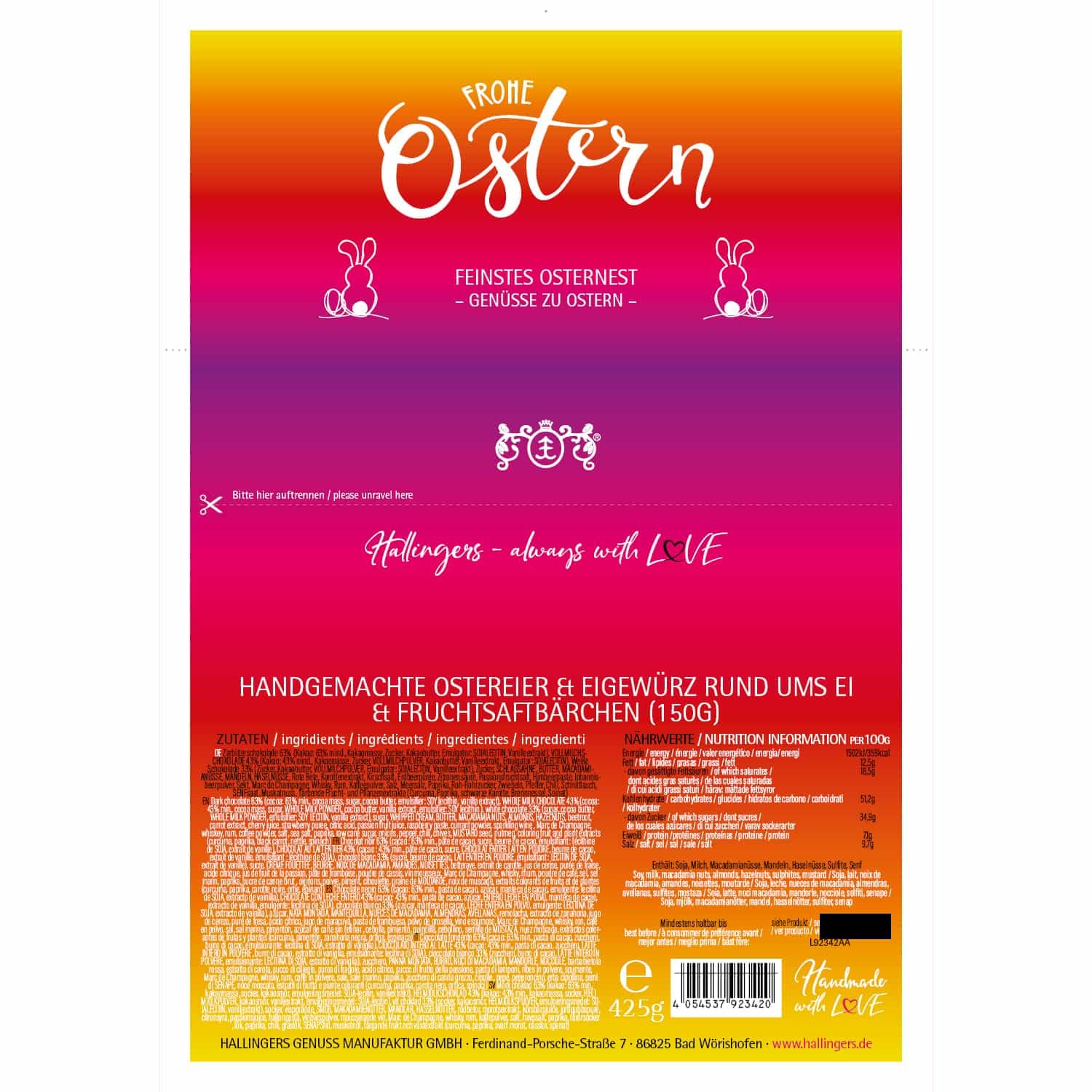 hallingers-frohe-ostern-osternest-xl-geschenkkorb-435-g image 6