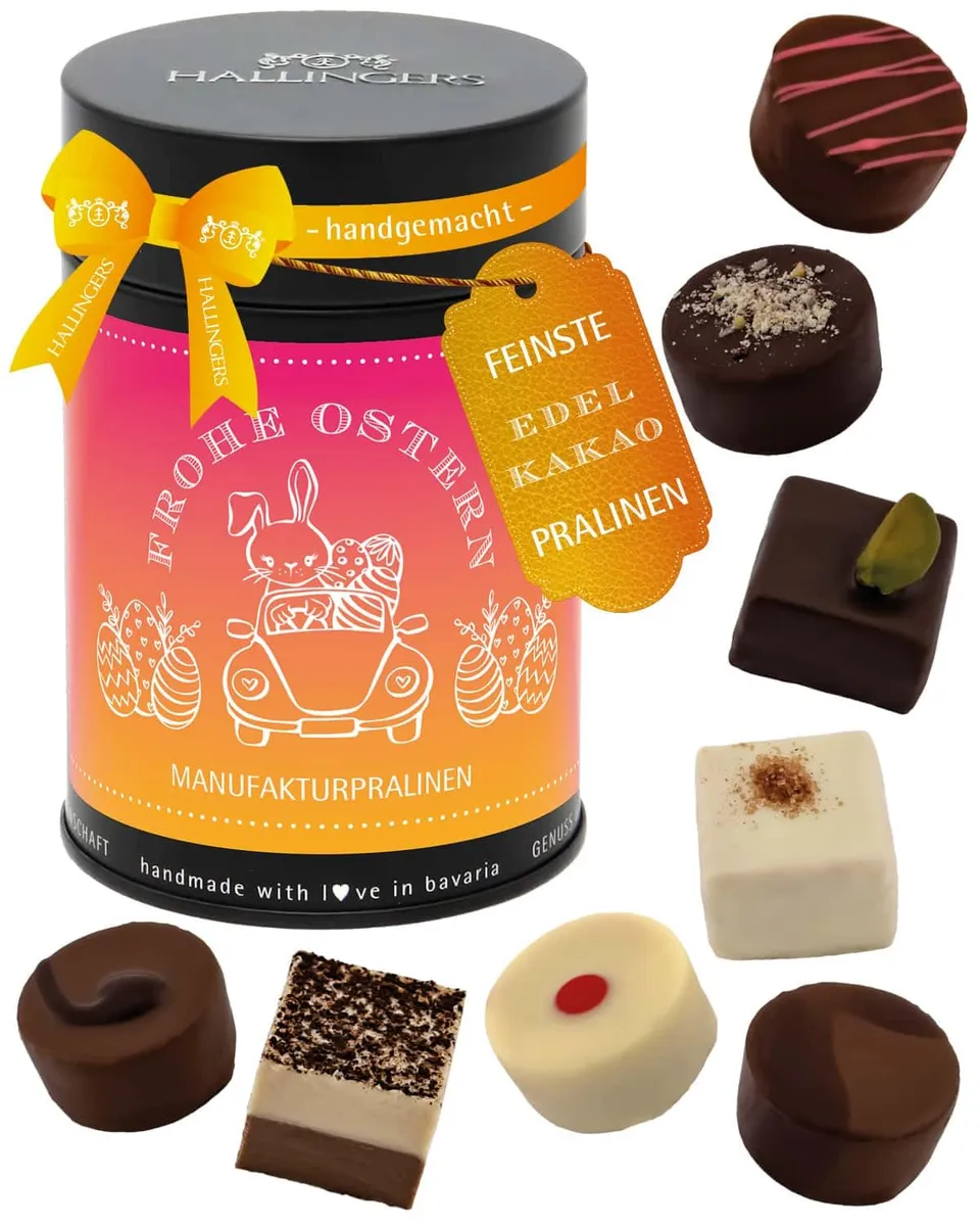 hallingers-frohe-ostern-pralinen-ohne-alkohol-150g-geschenkdose image 1
