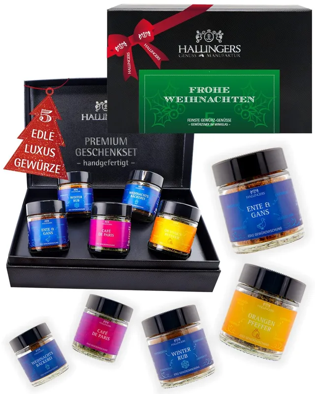 hallingers-kochen-frohe-weihnachten-gew-rzset-5-gew-rze image 1