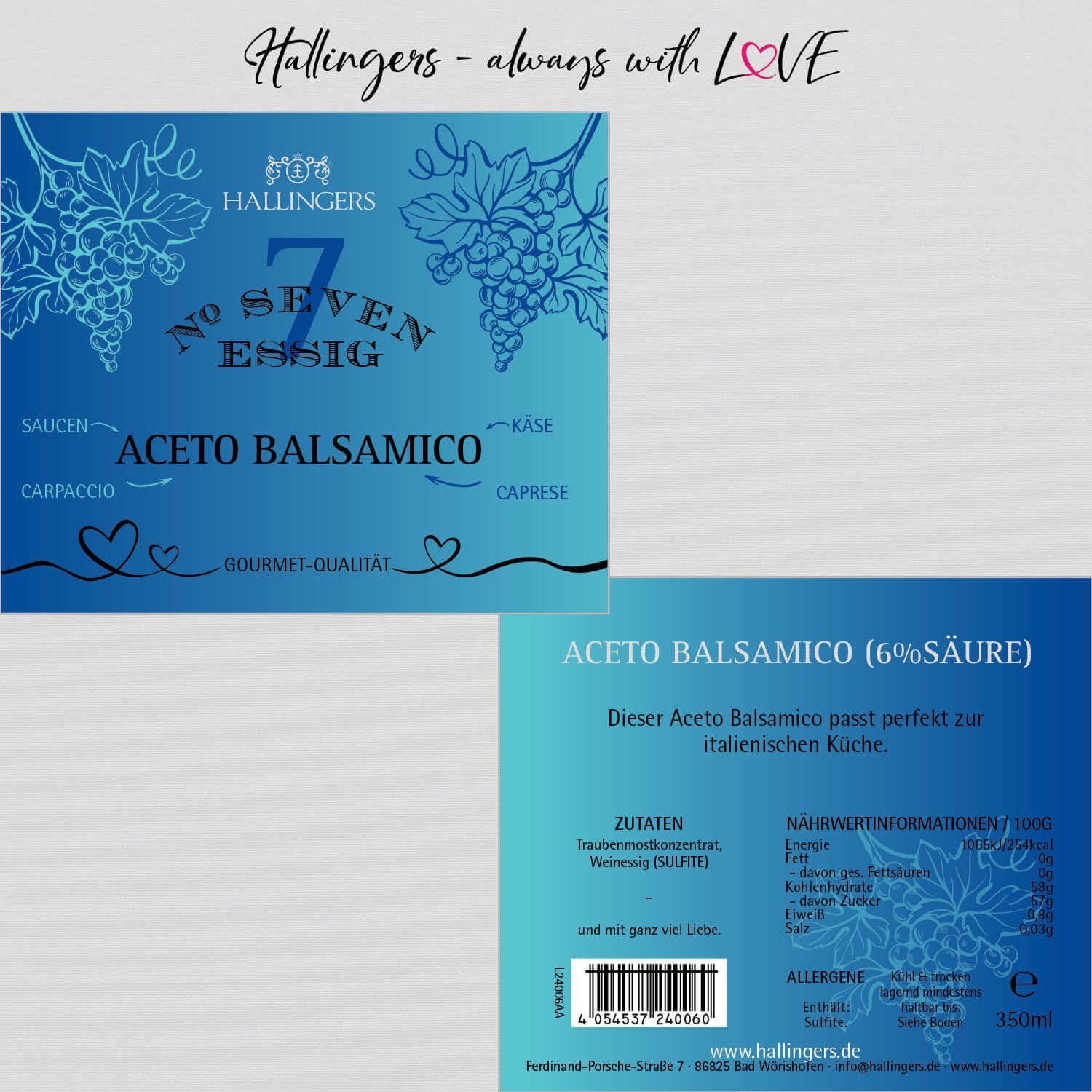 hallingers-no-7-balsamico-essig-geschenkflasche-350ml-mild image 6