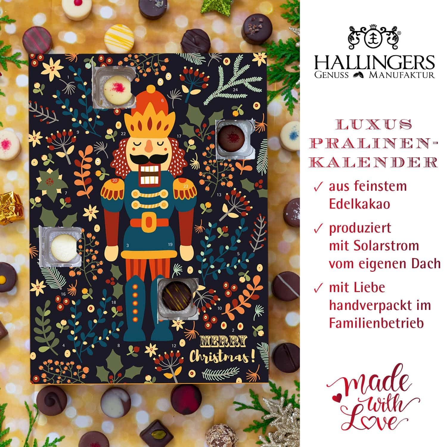 hallingers-adventskalender-nussknacker-vegane-pralinen-300-g image 3