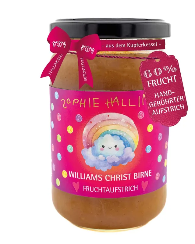 hallingers-honig-konfit-ren-sophies-birne-fruchtaufstrich-330g image 1