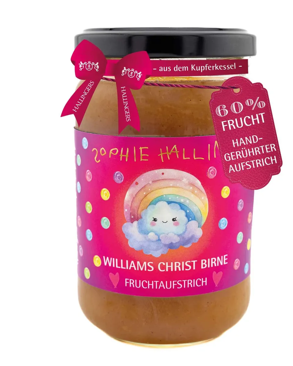 hallingers-honig-konfit-ren-sophies-birne-fruchtaufstrich-330g image 1