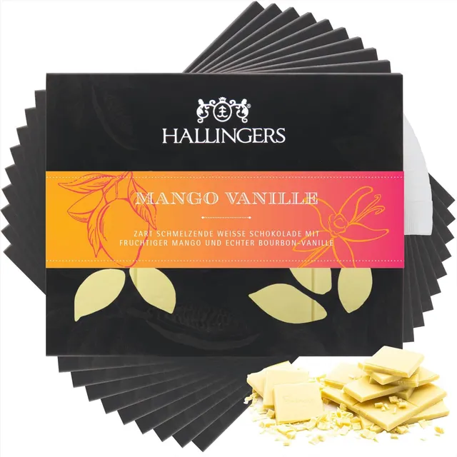 hallingers-wei-e-schokolade-mango-vanille-10x-900g-ohne-alkohol image 1