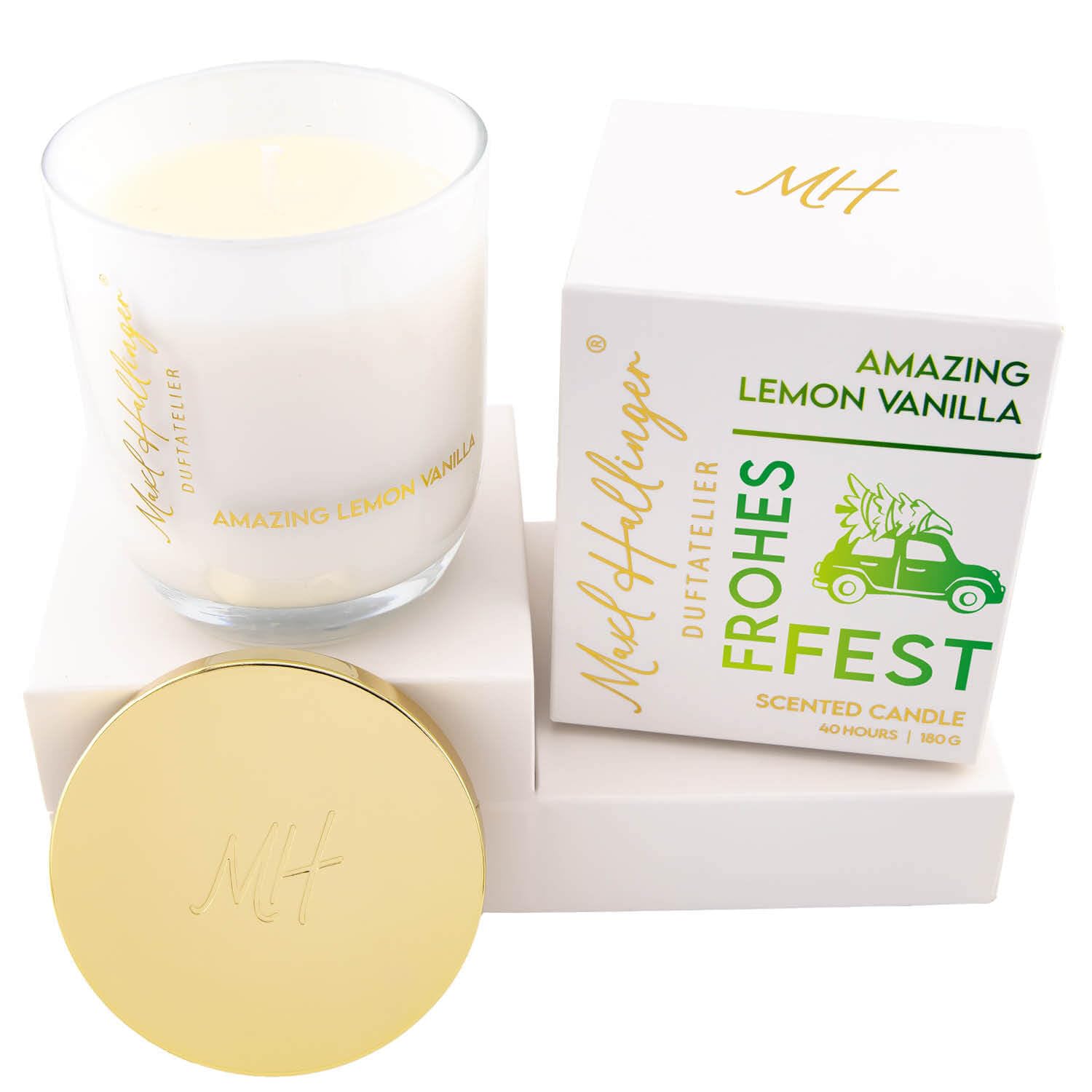 hallingers-spirituals-duftkerze-lemon-vanille-frohes-fest-180g image 1