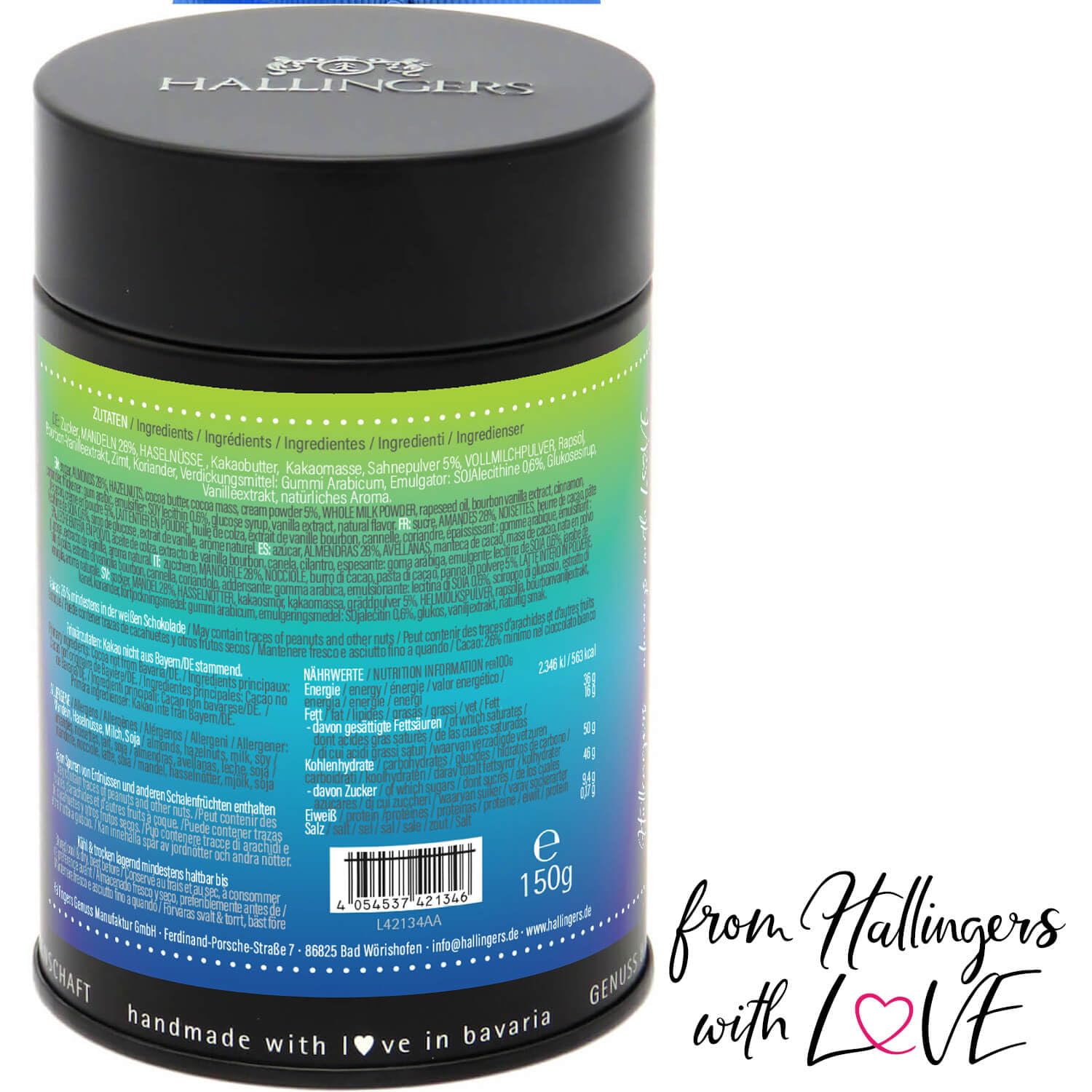 hallingers-nougat-mandeln-frohes-osterfest-150g-dose image 5