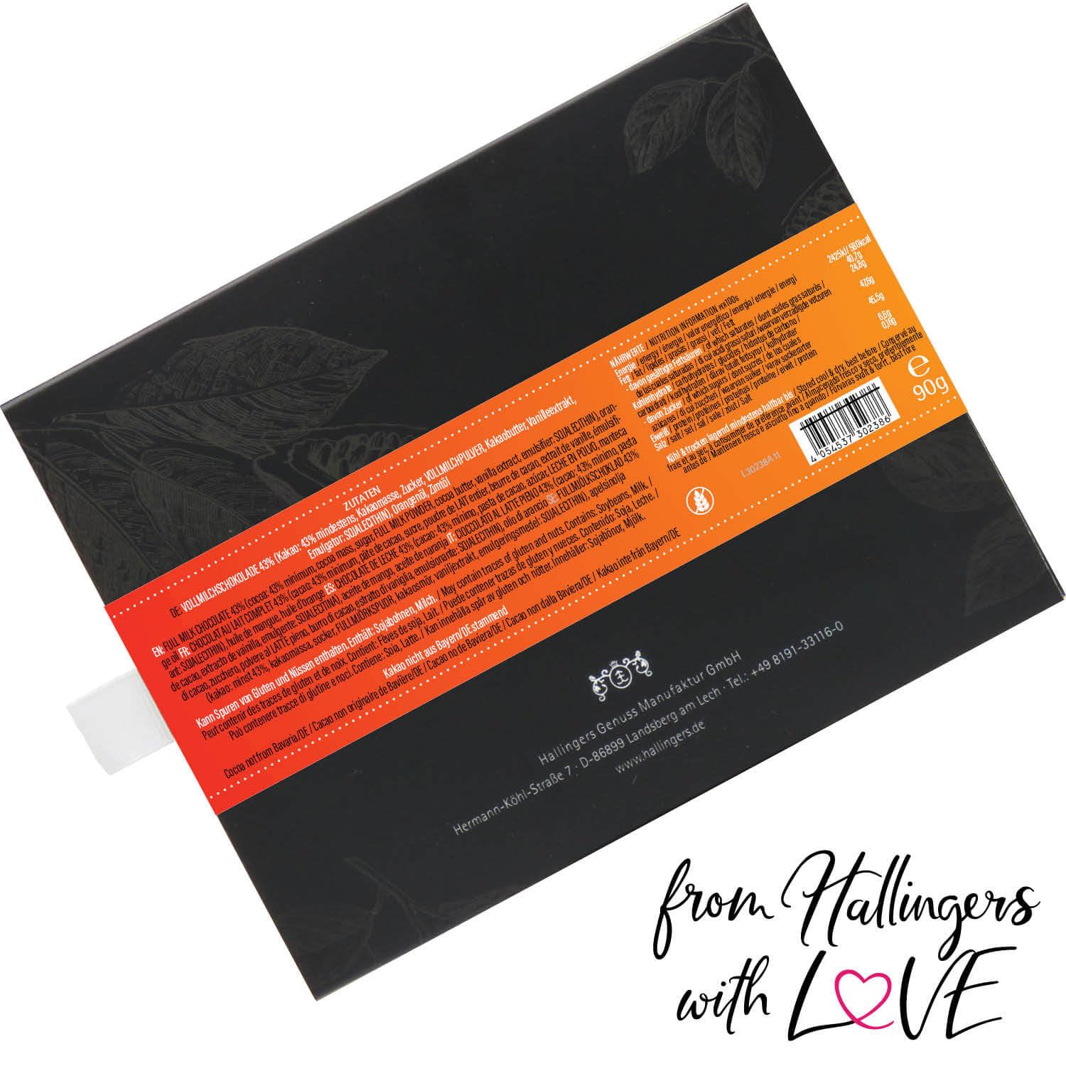 hallingers-schokolade-orange-zimt-vollmilch-tafel-90g-box image 5