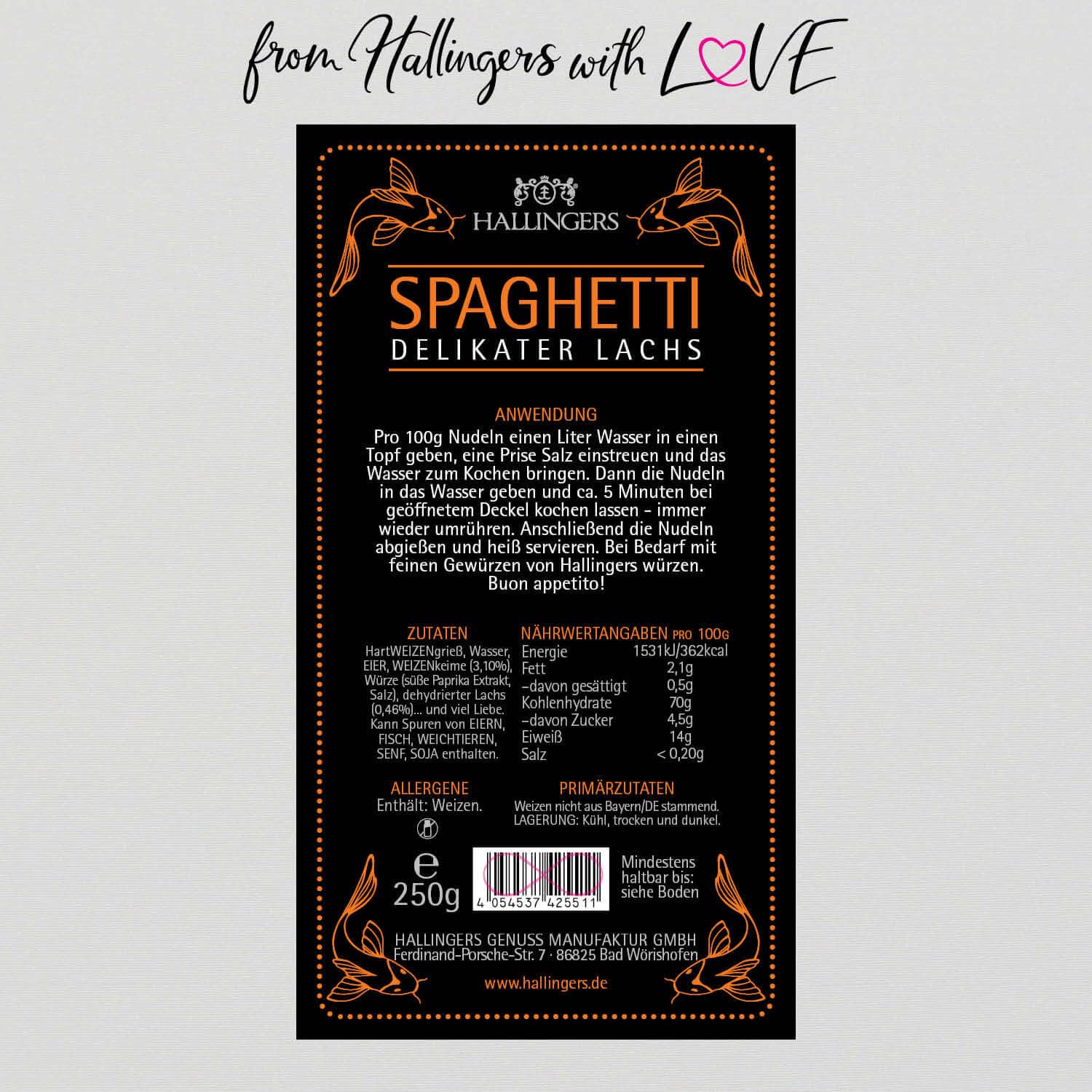 hallingers-kochen-spaghetti-lachs-pasta-250g-mit-freilandei image 5