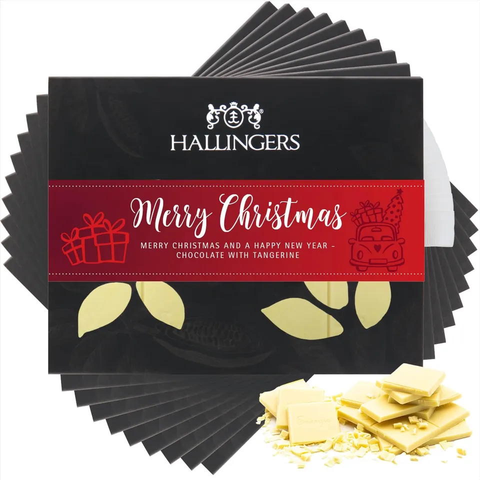 hallingers-merry-christmas-wei-e-schokolade-mandarine-zimt-10x90g image 1