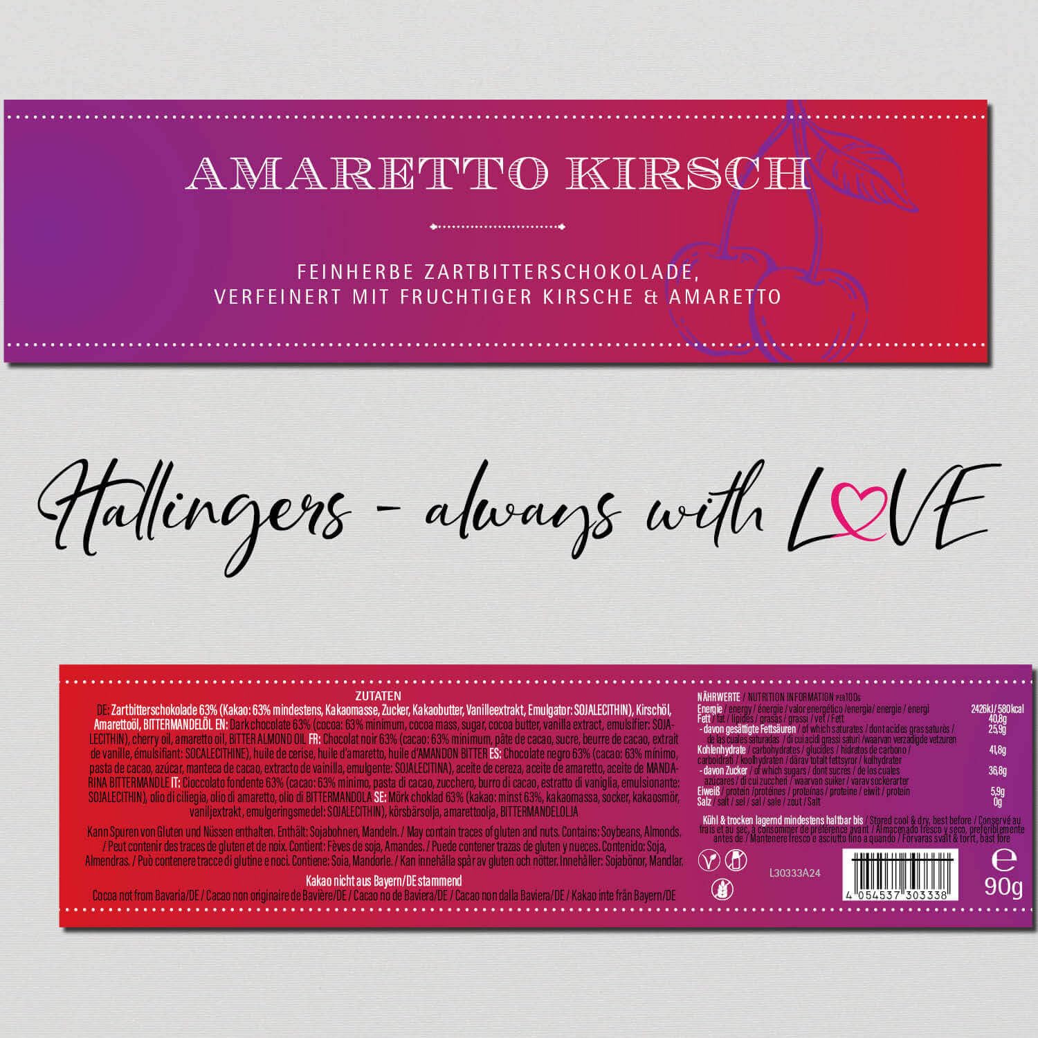 hallingers-zartbitter-amaretto-kirsch-tafel-90g-vegan image 6