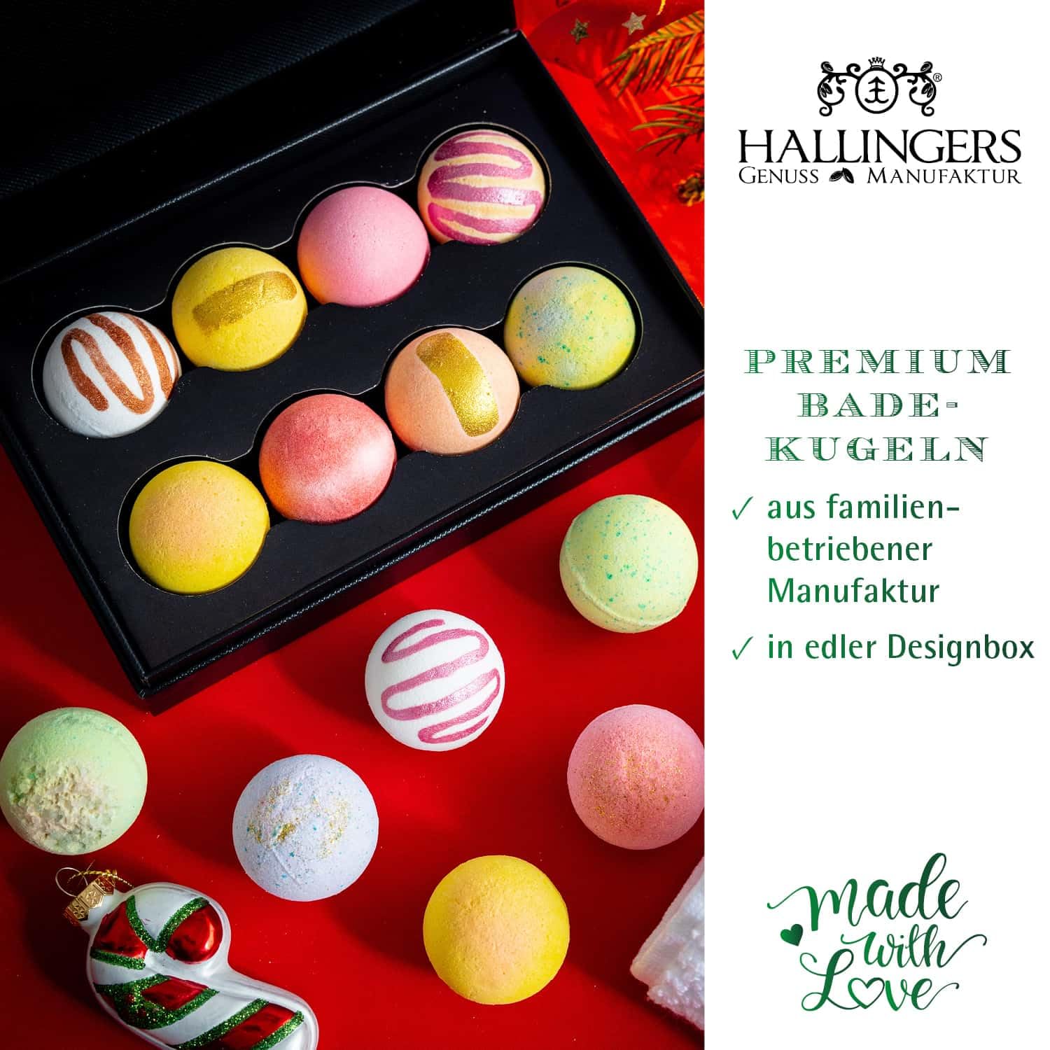 hallingers-wellness-frohe-weihnachten-badebomben-8er-box-360g image 3