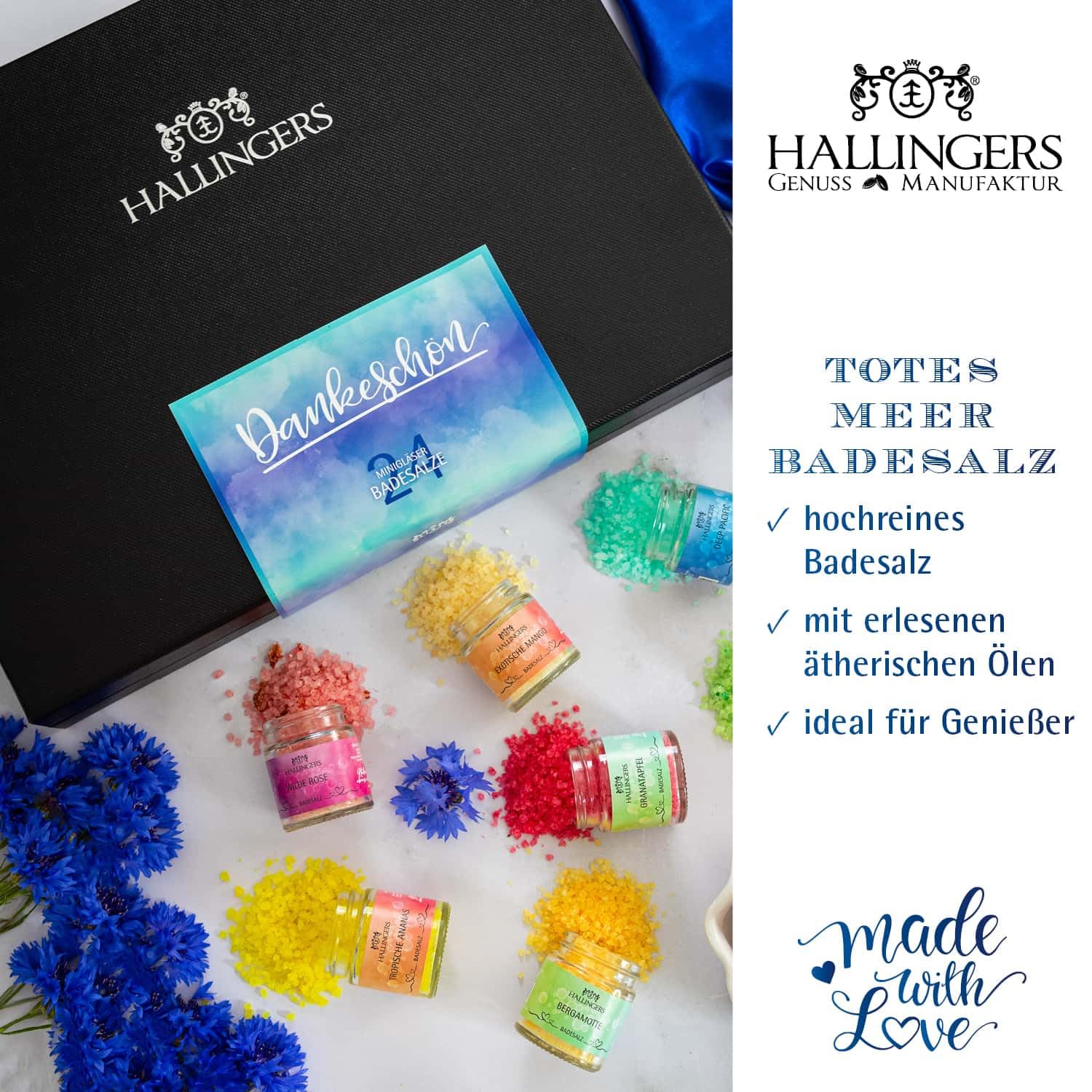 hallingers-dankesch-n-badesalz-set-24x-totes-meer-840g-box image 2