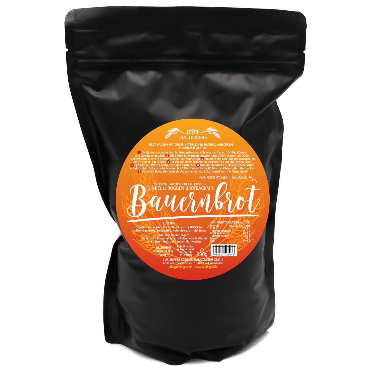 hallingers-kochen-bauernbrot-backmischung-dinkel-roggen-1000g-geschenk image 5
