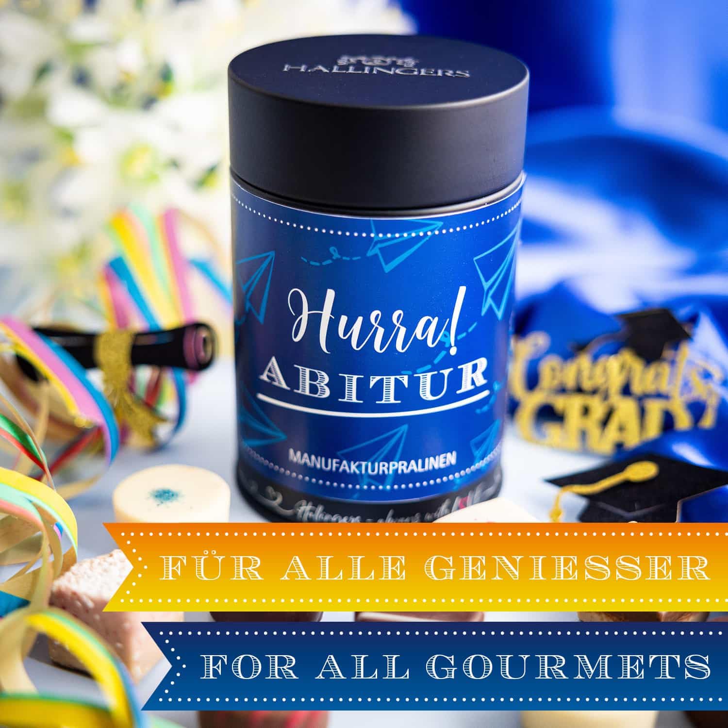 hallingers-pralinen-hurra-abitur-geschenkdose-edelkakao-12-st-ck image 3