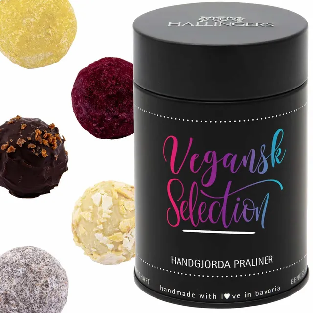 hallingers-god-jul-vegan-pralinen-geschenkdose-150g-mit-alkohol image 1