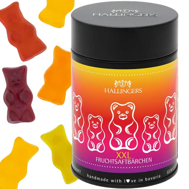 hallingers-gen-sse-fruchtsaftb-rchen-pink-geschenkdose-150g-fruchtig image 1