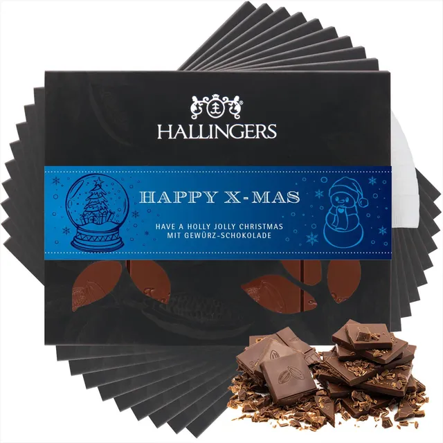 hallingers-genuss-manufaktur-schokolade-happy-x-mas-10x90g-gew-rz image 1