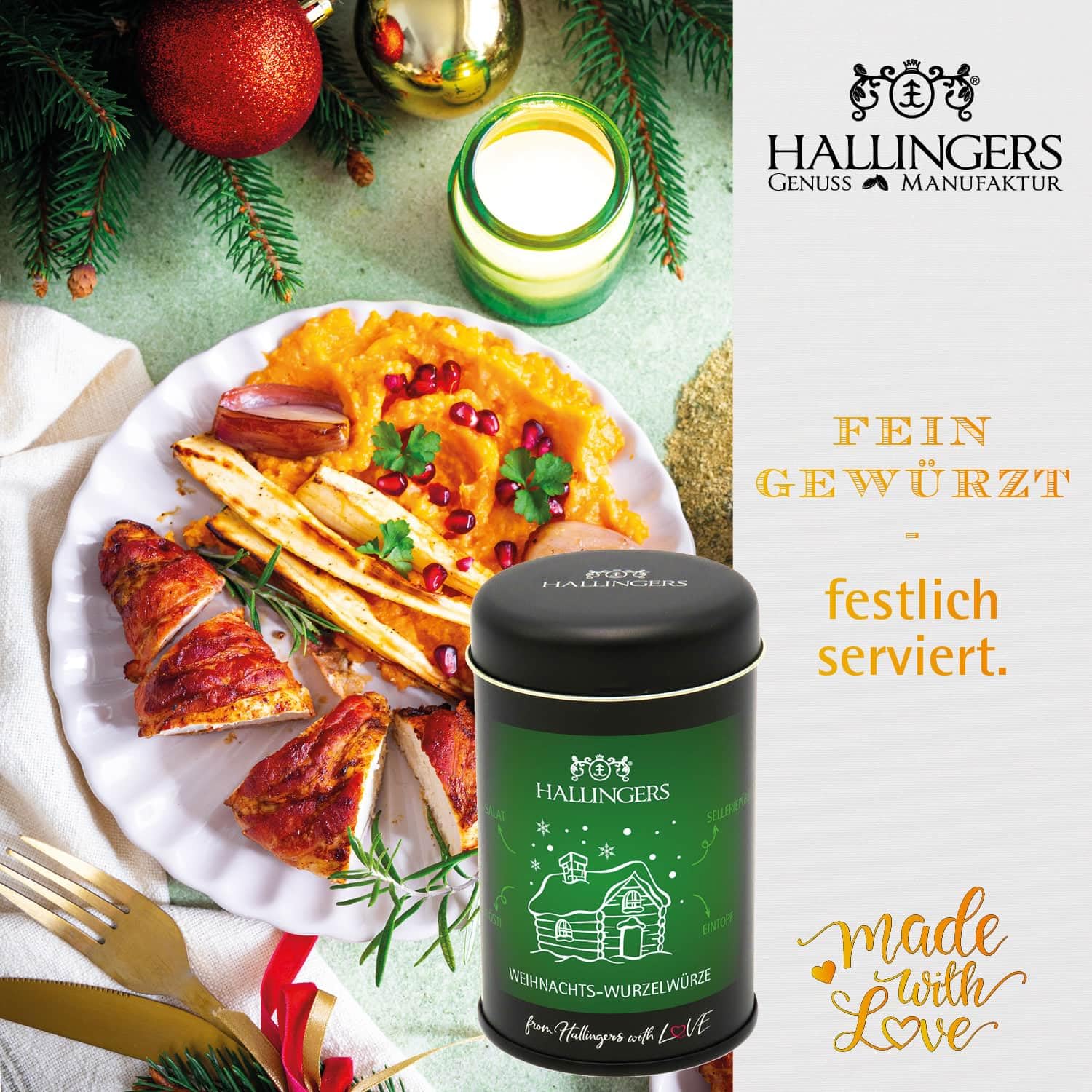 hallingers-geschenkset-frohe-weihnachten-xxl-korb-2136g-feinkost image 3