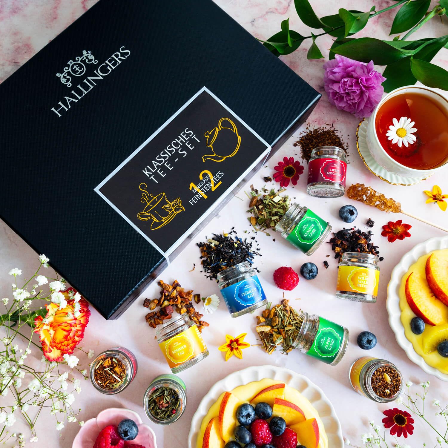 hallingers-tee-klassisches-tee-set-12-tees-geschenkbox image 2