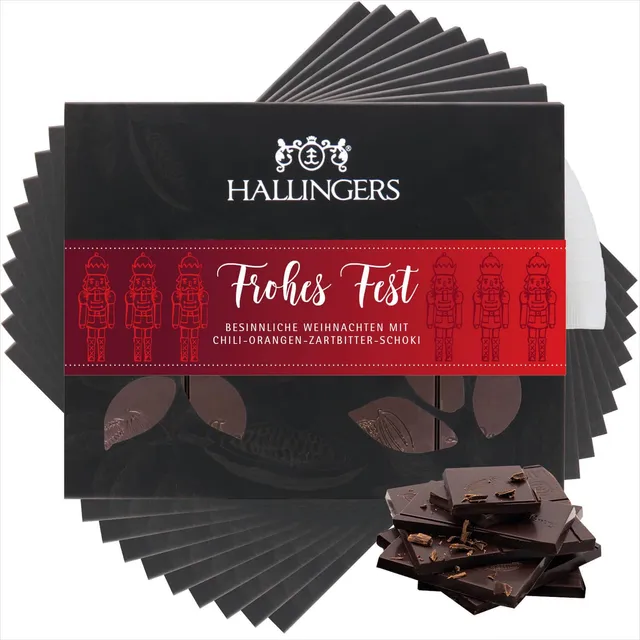 hallingers-schokolade-frohes-fest-tafel-orange-chili-vegan-10x image 1