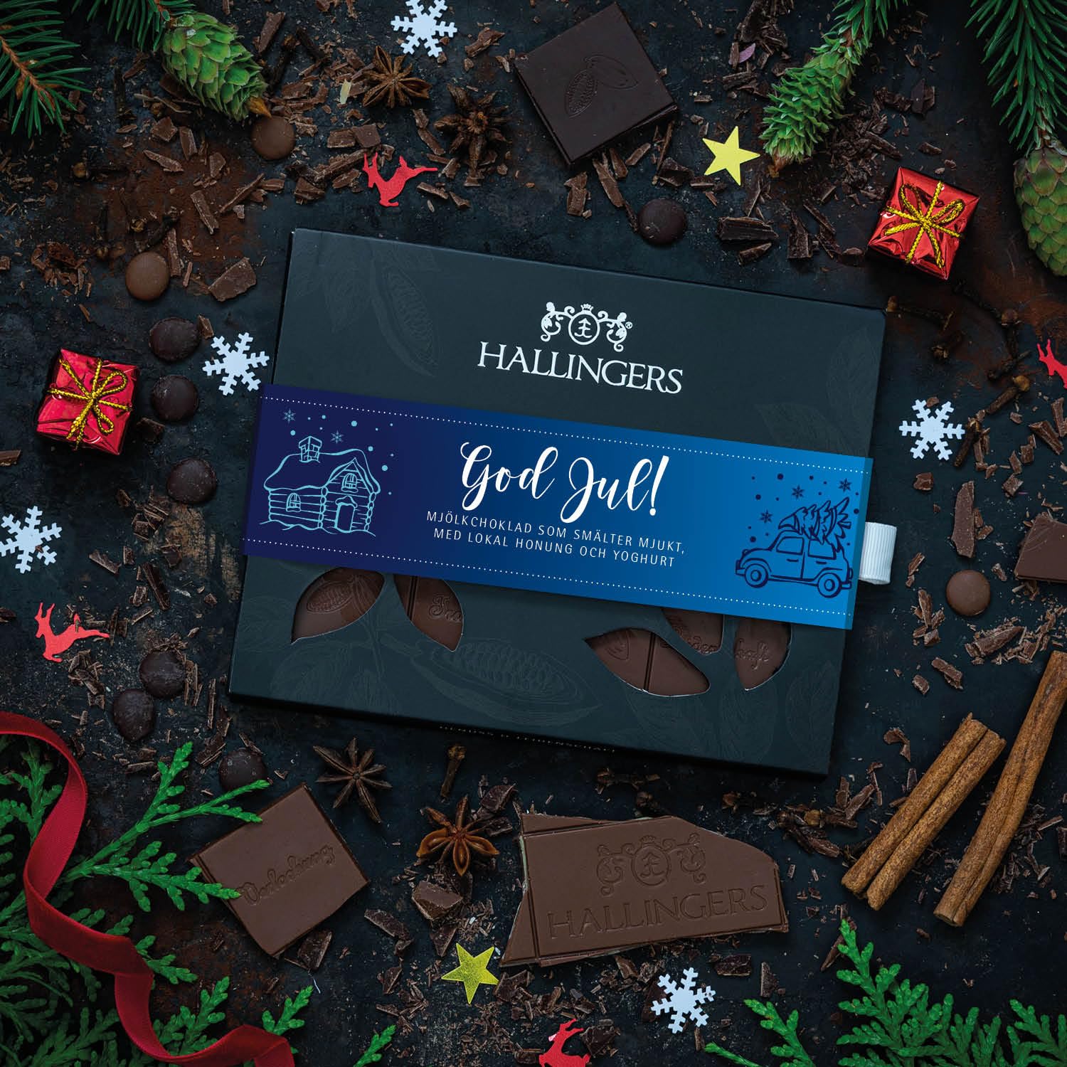 hallingers-god-jul-blue-schokolade-tafel-90g-xmas-gew-rze image 2